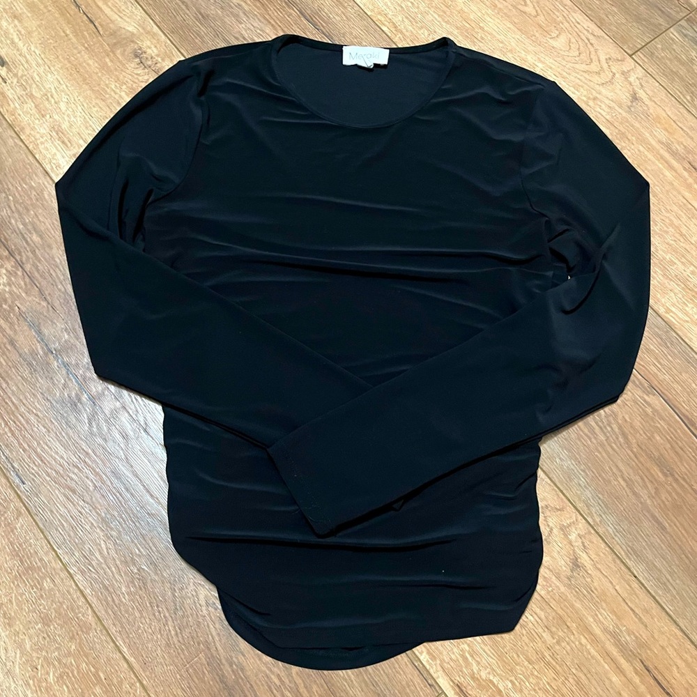 Meraki Women’s Black Long Sleeve Shirt
